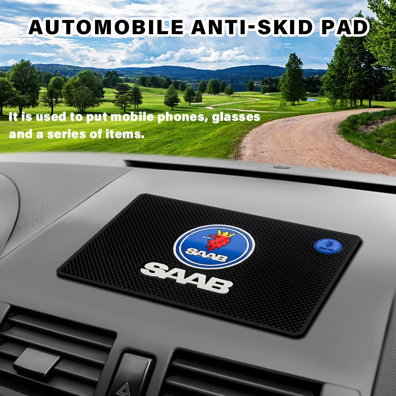 

Vehicle Supplies Car Anti-Slip Mat Pad Rubber Mobile Sticky Dashboard Phone Stand For Saab 9-3 9-5 900 9000 Scania Car Accessory