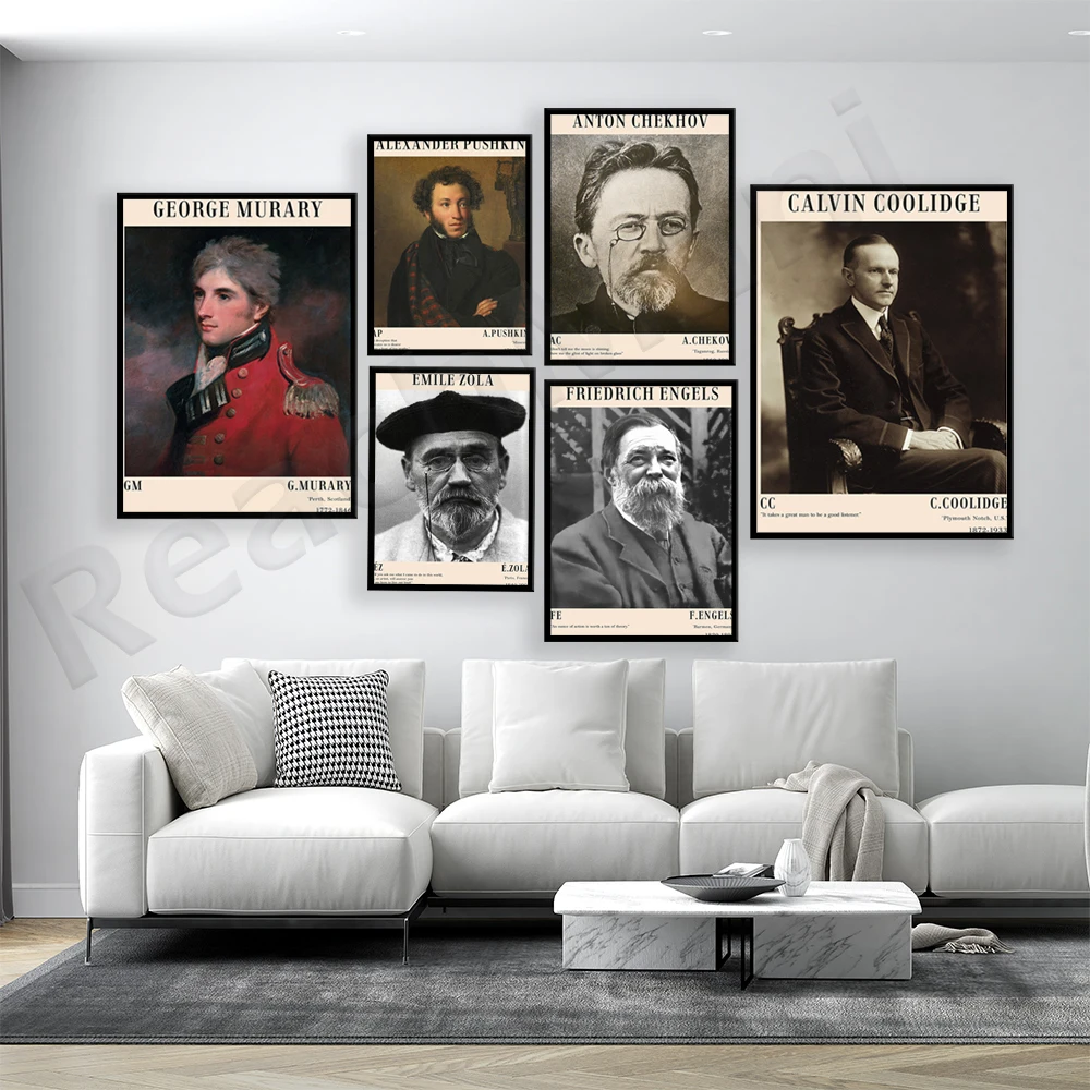 Александр Пушкин писатель Антона Чехов Емиль Зола Калвин Холоддж Джордж Мурли