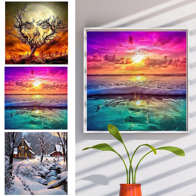 

Квадратная мозаика для вышивки крестиком, квадратные Стразы