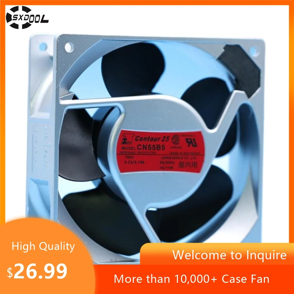 CN55B5 120 мм 12038 В переменного тока 100 охлаждающий вентилятор для серводвигателей