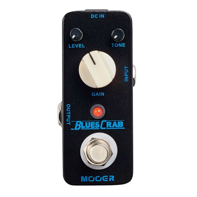 

MOOER Mbd1 Blues Crab Effector Bruce Overload Electric Pedals Overdrive Pedalboard True Bypass
