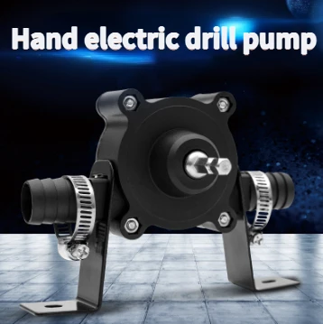 

Electric Drill Pump Portable Mini Hand Self-priming Liquid Transfer Pumps Diesel Oil Fluid Water Pump Home Garden DIY Tool