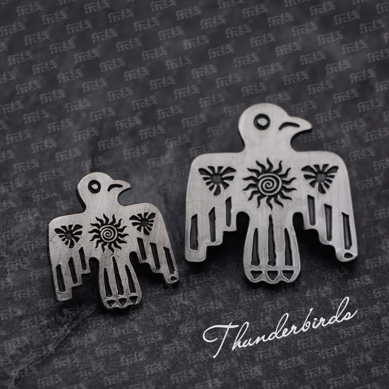 Значок США солнце Бог индийское Thunderbird древняя брошь тотем Реплика |