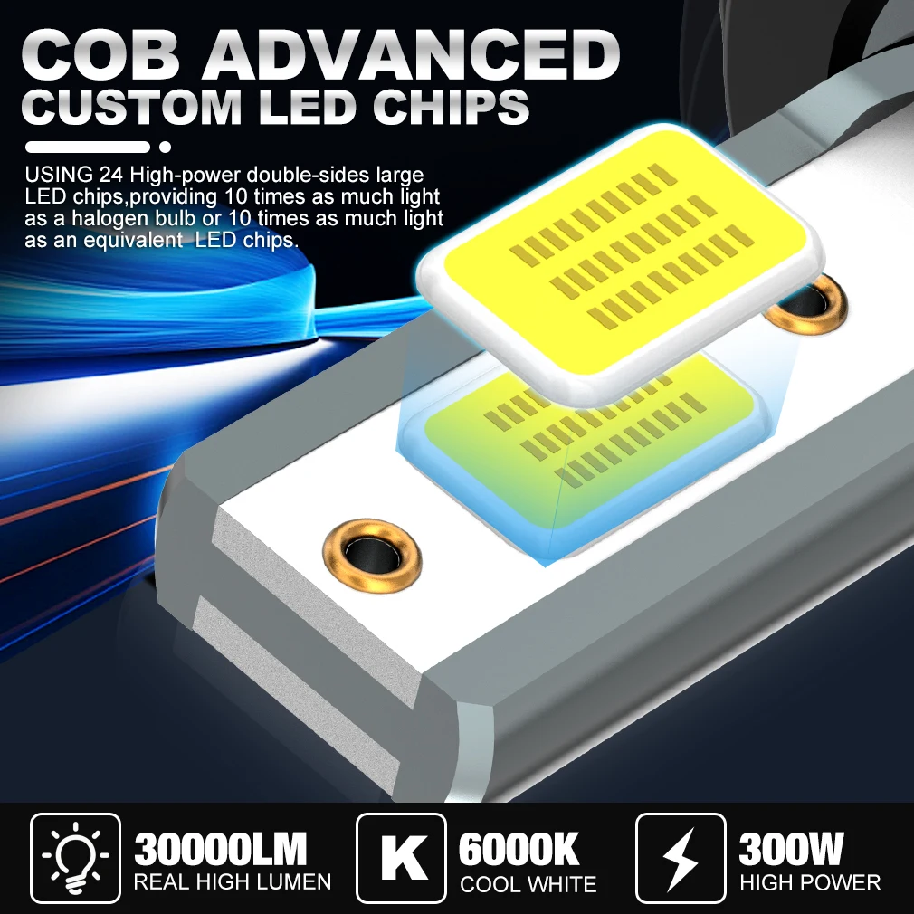 2 шт. автомобильные фары H4 H1 H8 H9 H11 300 9005 9006 9007 H13