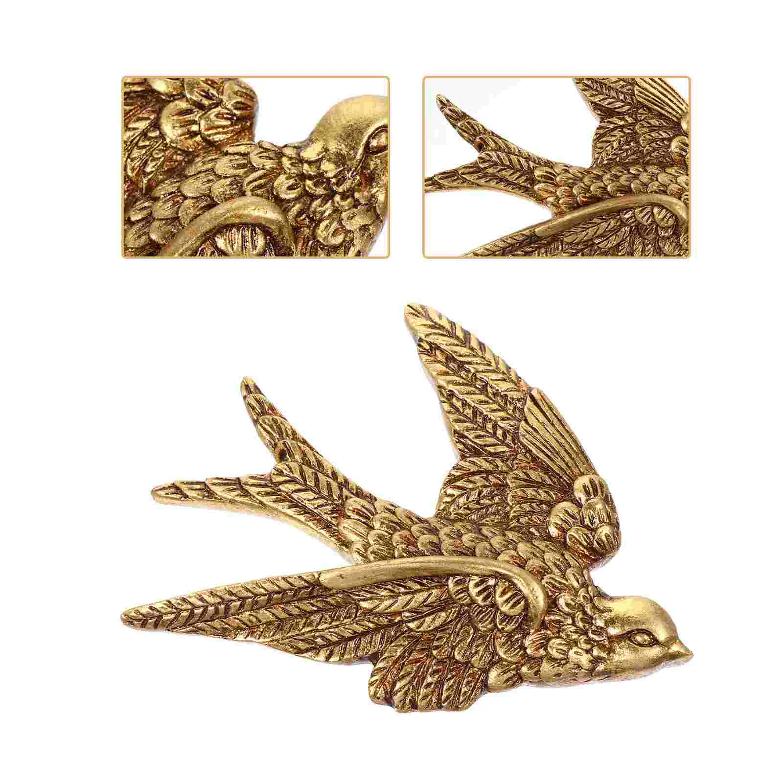 

Wall Birdswallow Metal Sculpture Hanging Birds Decorations Statue Decor Flying Iron Decorative Garden Sculptures Accents Décor