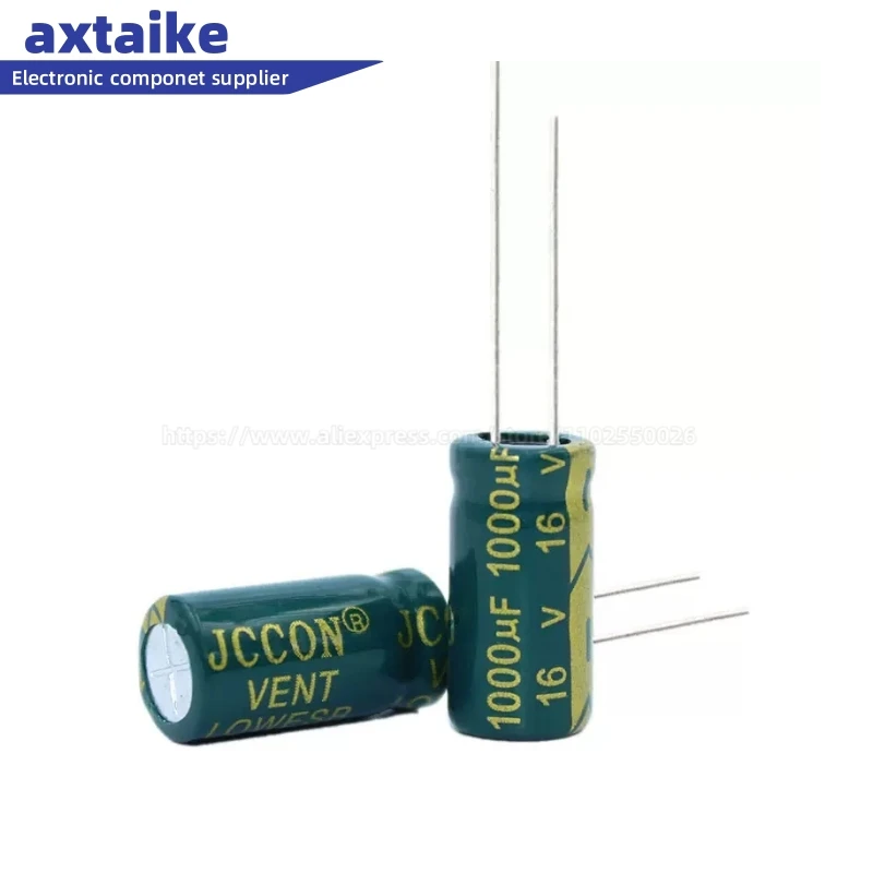 

16V 47UF 100UF 220UF 330UF 470UF 680UF 1000UF 1200UF 1500UF 1800UF 2200UF High Frequency Low ESR Aluminum Electrolytic Capacitor