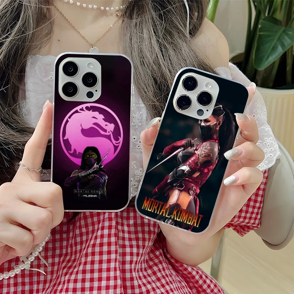 Чехол для мобильного телефона Mortal Kombat Mileena iPhone 16 15 14 13 12 11 X XR XS 8 Pro Max Plus Mini