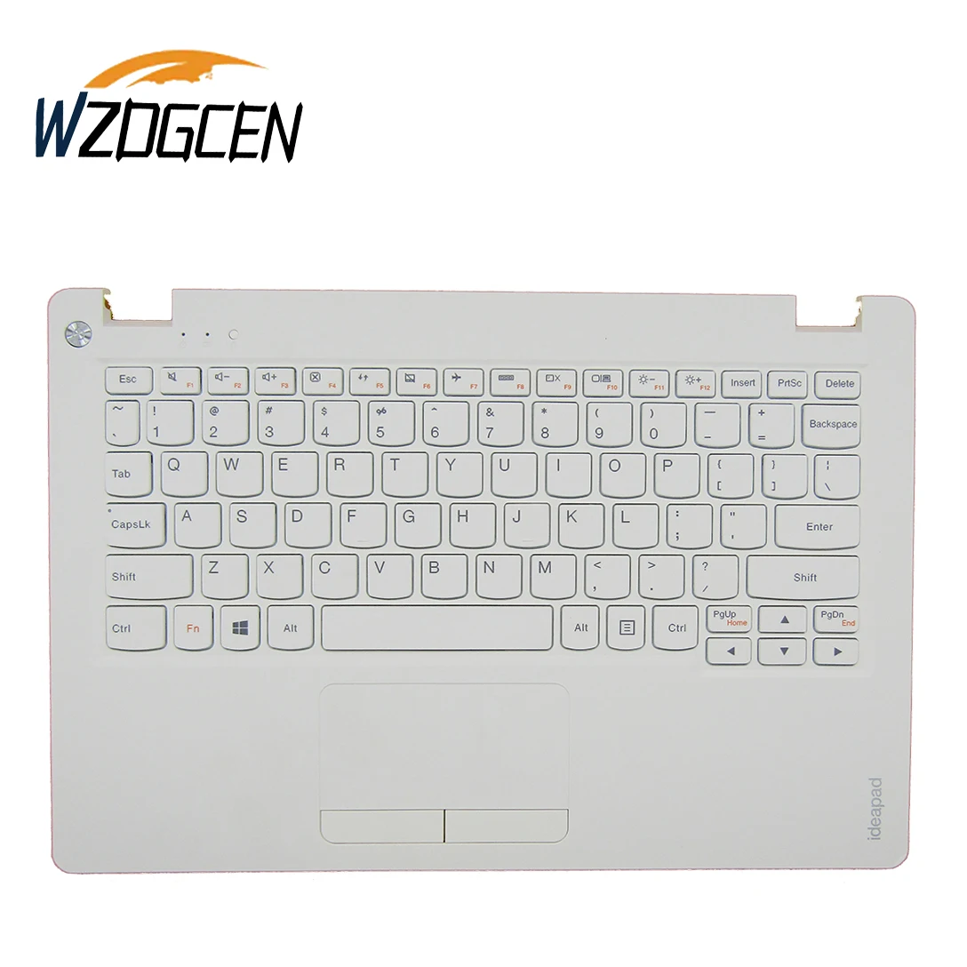 

Новый оригинальный белый верхний чехол для рук с сенсорной панелью клавиатуры для Lenovo Ideapad 100S-11IBY C Cover 5CB0K38956