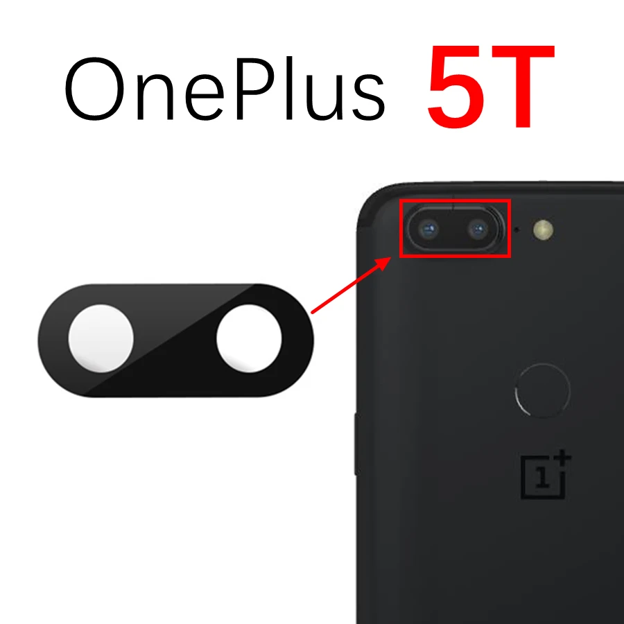 Стеклянный объектив задней камеры для OnePlus 3 5 5T 6 6T 7 7T 8 8T 9 Pro Nord N100 сменная