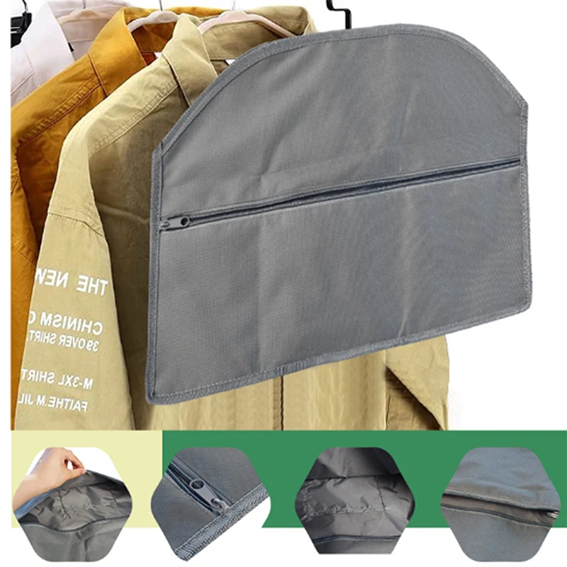 

Hanger Diversion Safe Hidden Pocket Safe Fits Under Hanging Clothes With Pocket To Hide Valuables For Home Or Trave