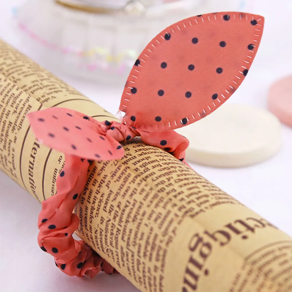 

Fashion Dot Print Hair Scrunchie Bowknot Hair Rope for Girls Ponytail Holder Hair Ties Elastic Hair Bands Random Color Baby Kids