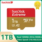 Карта памяти SanDisk SD, карта памяти 32 Гб 128 ГБ 256 Гб 400 ГБ 512 ГБ ТБ Extreme Pro Micro 64 Гб Class 10 U 3