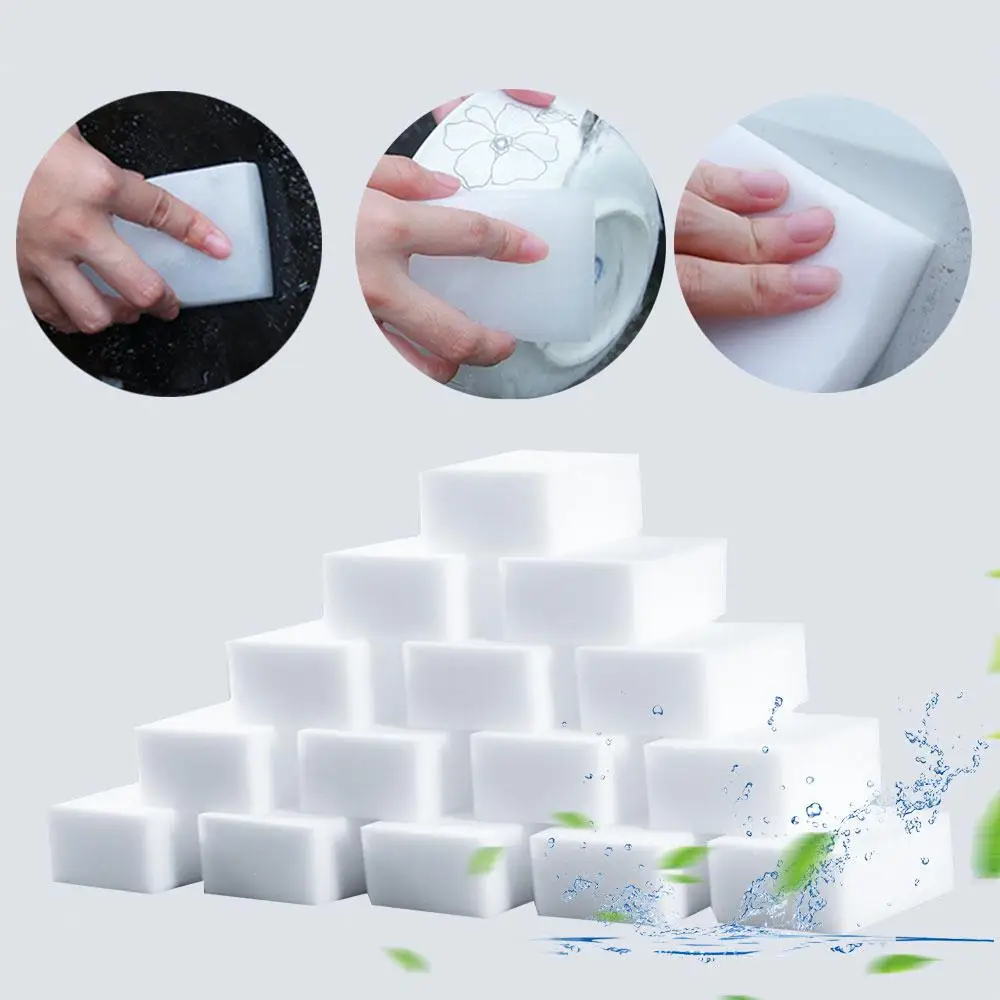 

20pcs/Pack 10x6x2cm Mutifunctional Outdoor Tools Sponge Eraser Cleaning Melamine for Cleaning Foam Cleaner Pads