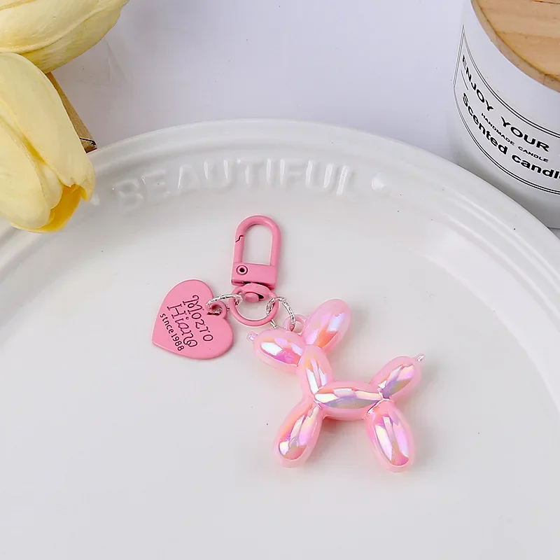 

Модный брелок для ключей в стиле панк Y2K, брелок-собачка из воздушных шаров для женщин, подвеска для сумки, украшение, брелок для ключей, аксессуары для ключей, 열쇠고리