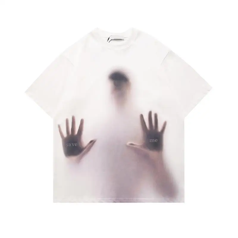 

Футболка Hikigawa женская оверсайз с круглым вырезом, повседневный модный шикарный топ, универсальная уличная одежда с коротким рукавом, на лето