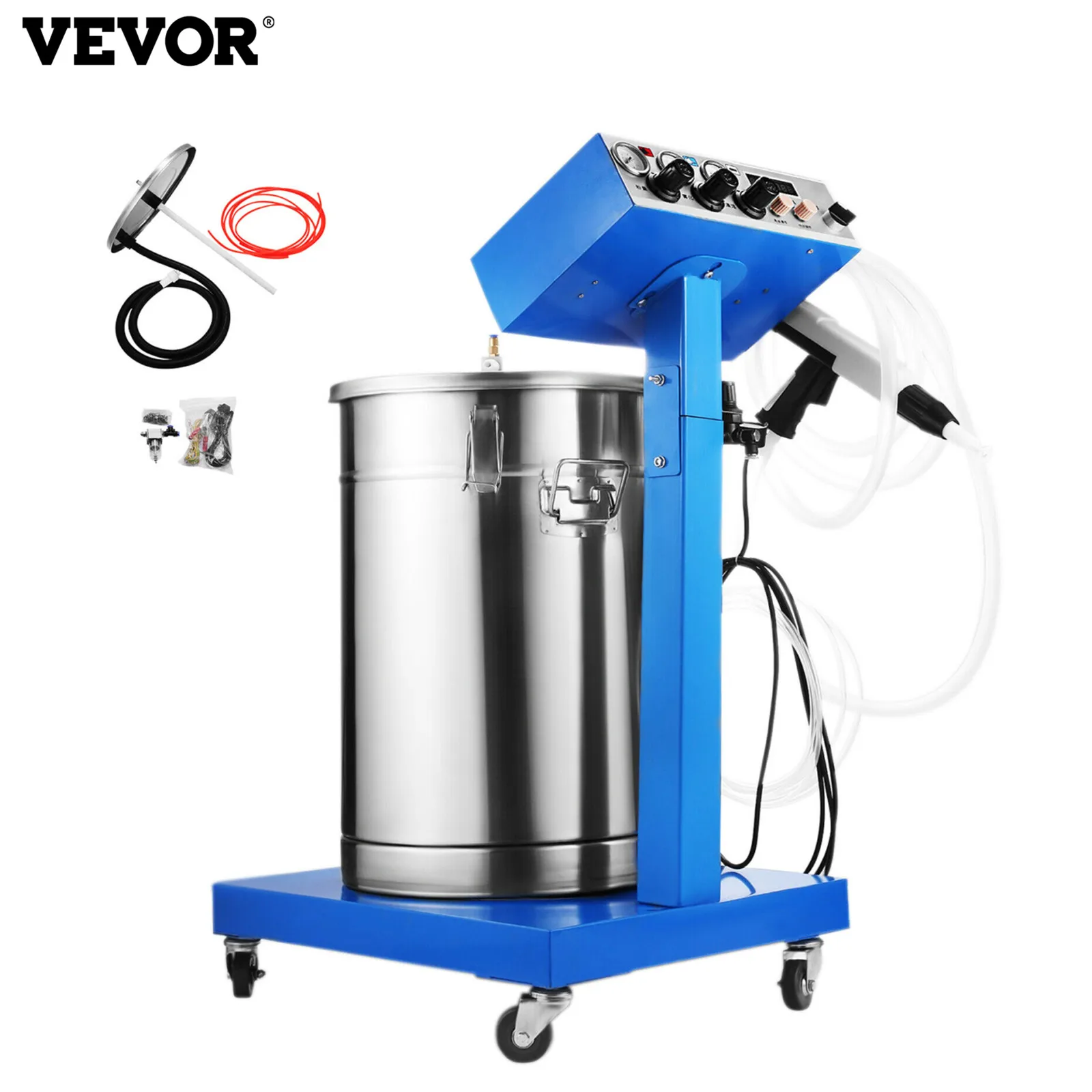 

VEVOR 45L Electrostatic Acrylic Powder Liquid Coating Machine WX-958 Sprayer Gun Painting Machine