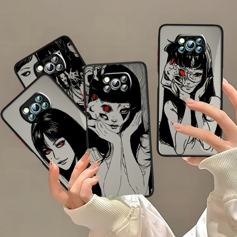 T-Tomie K-kwake ami крутой анимационный матовый полупрозрачный для Xiaomi Mi Poco X5 X4 X3 M6 M5S M5 M4 M3