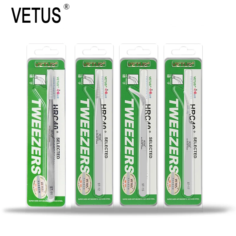 Набор из 8 инструментов для ремонта макияжа серии VETUS ST пинцет нержавеющей стали