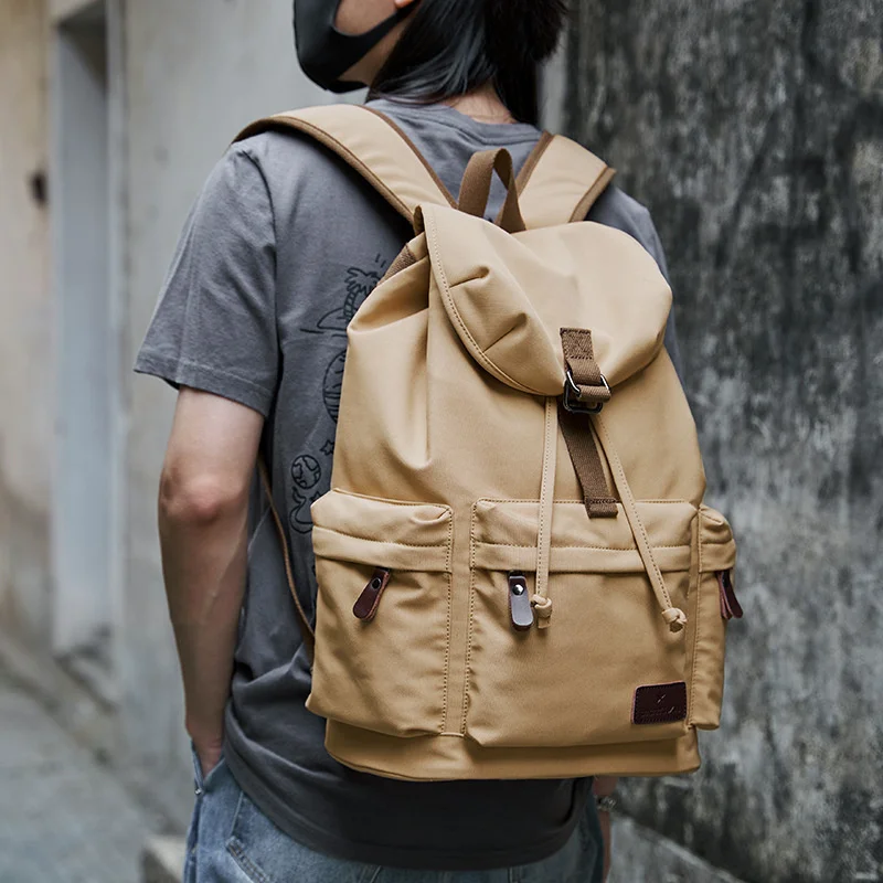 

Factory direct sales backpack for men, junior high school, Korean version backpack, niche design, travel bag, summer college