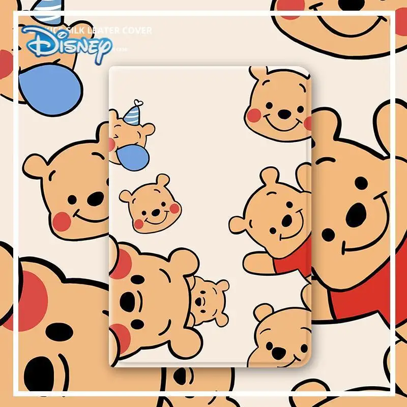

Disney Winnie the Pooh Flip Tablet Case Xiaomi MI PAD 5 MiPad 5 Pro 4 Plus Ultra thin Leather Magnetic Adsorption Shell Cover
