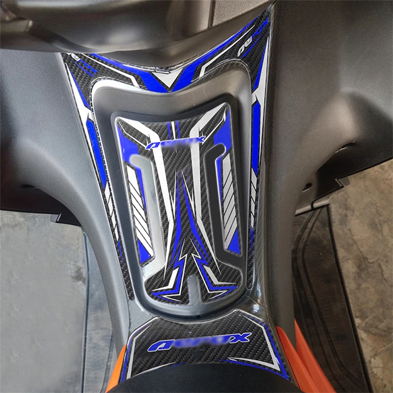 

For Yamaha NVX155 AEROX155 Carbon Fiber Motorcycle Sticker Epoxy Process Fuel Tank Protector Pad Decal
