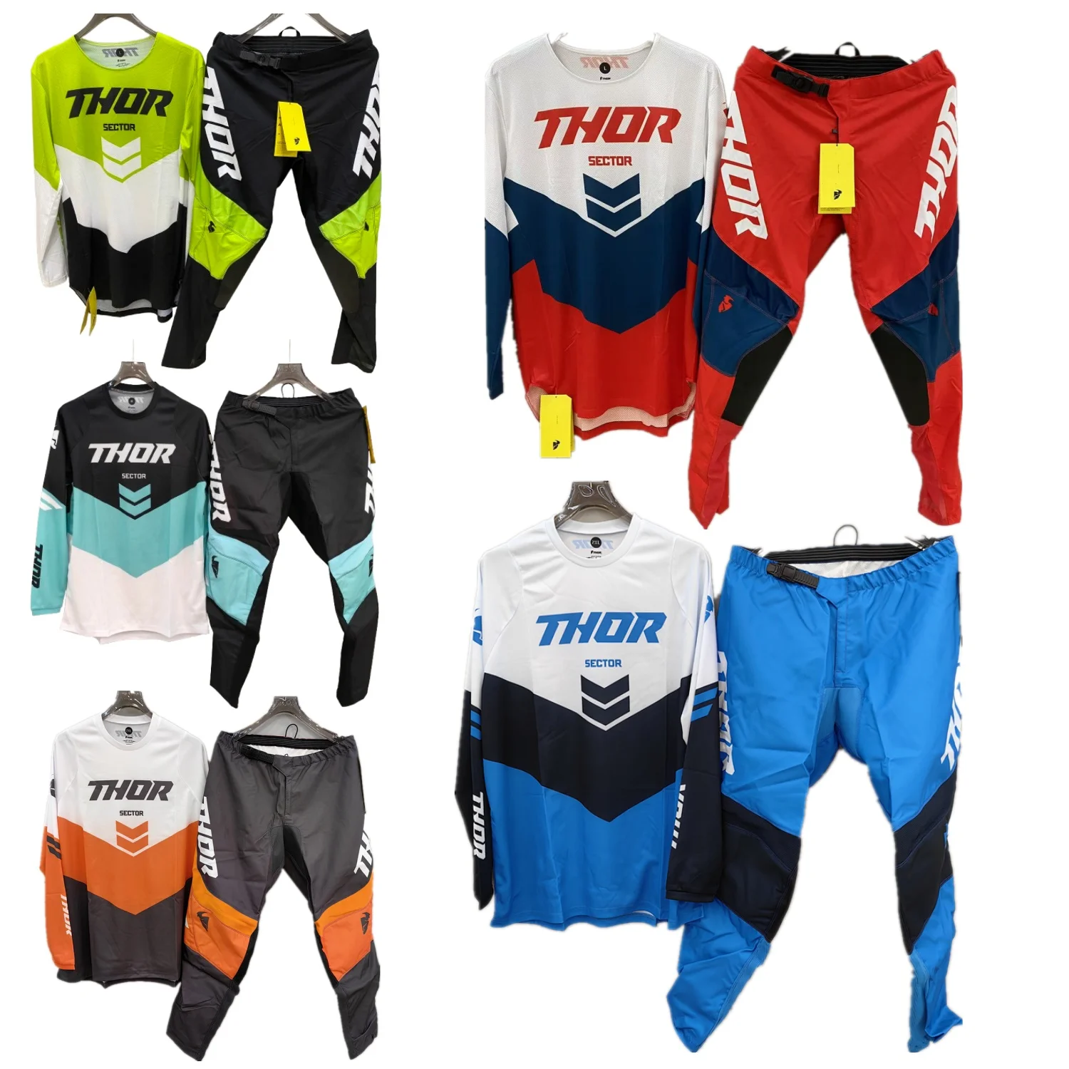 Фото 2026 Thor MX Gear Set MX Kit Dirt Bike Combos Комплект снаряжения для мотокросса Prime Pro MX Jersey Set Top Shift Комплект трикотажа для мотокросса №1