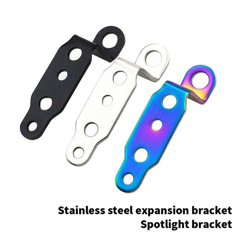 

Motorcycle LED Headlight Bracket Rearview Mirror Lamp Spotlight Extension Holder Clamp Durable Motorbike Scooter Accessories