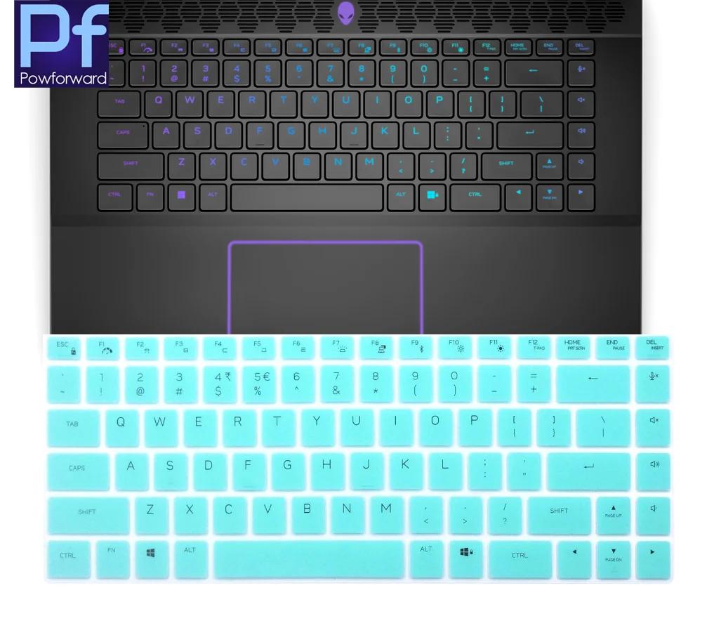 Силиконовый чехол для клавиатуры Dell Alienware