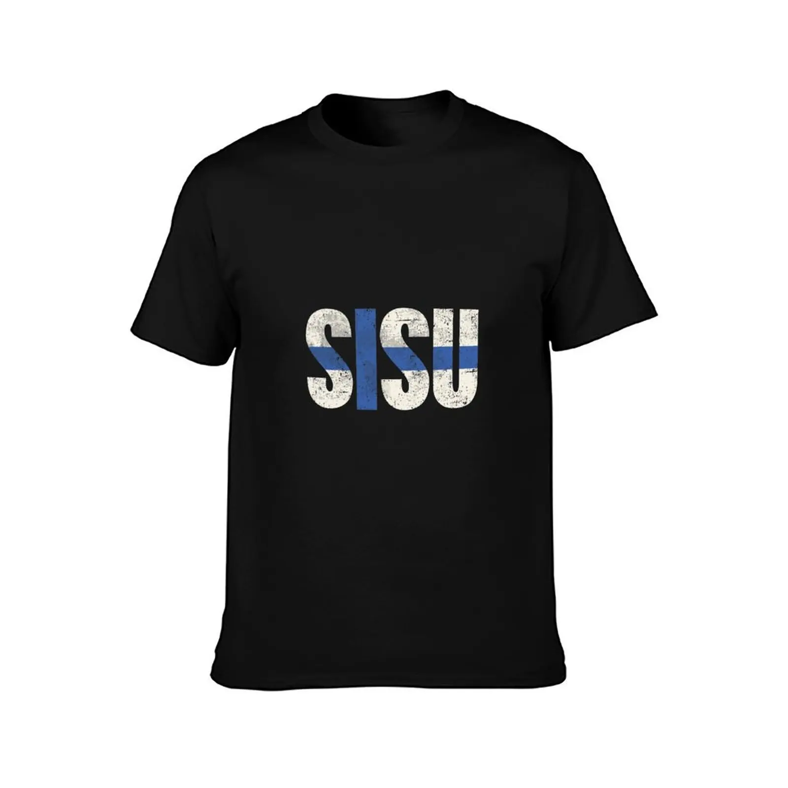 Фото Футболка Sisu с винтажным принтом флагов Финляндии, повседневная футболка с узором, футболка с принтом 
