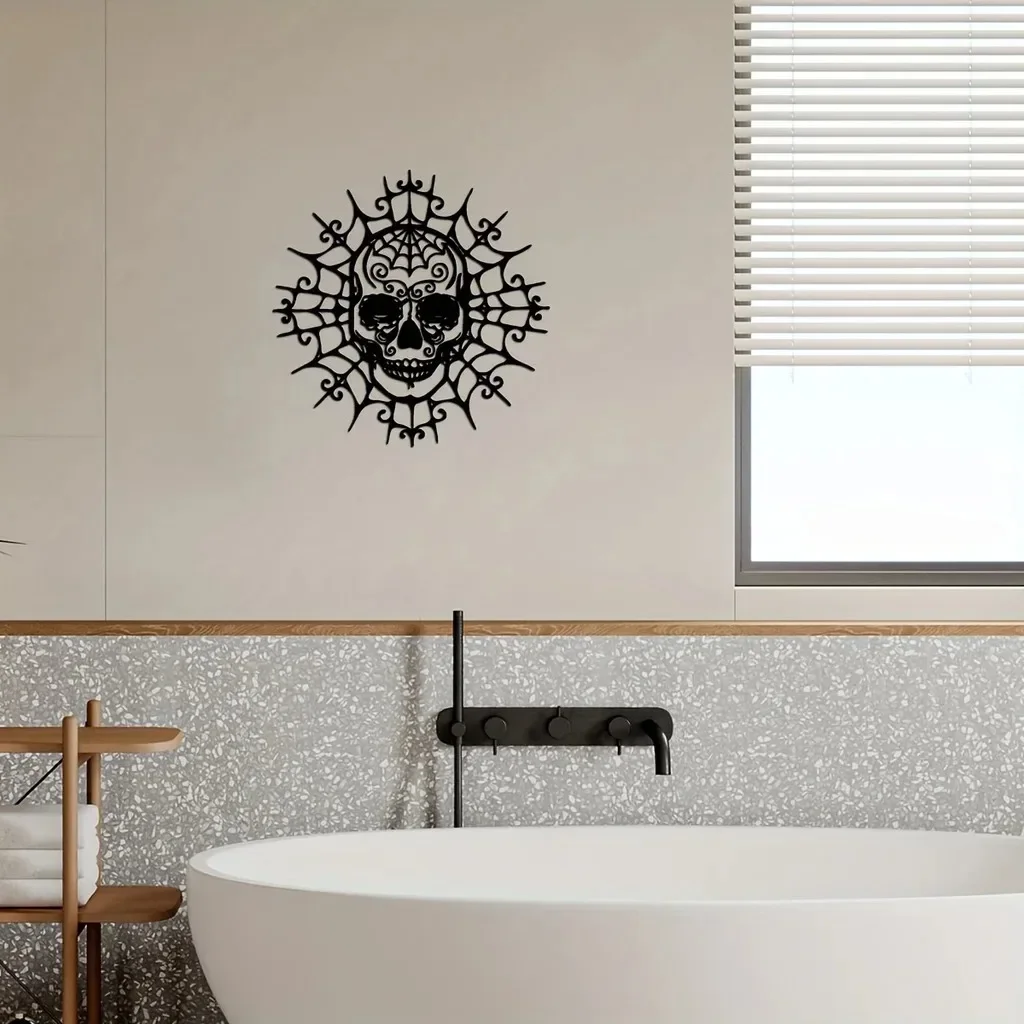 Металлический Настенный Декор В Форме Черепа. Современный Дизайн. Идеально