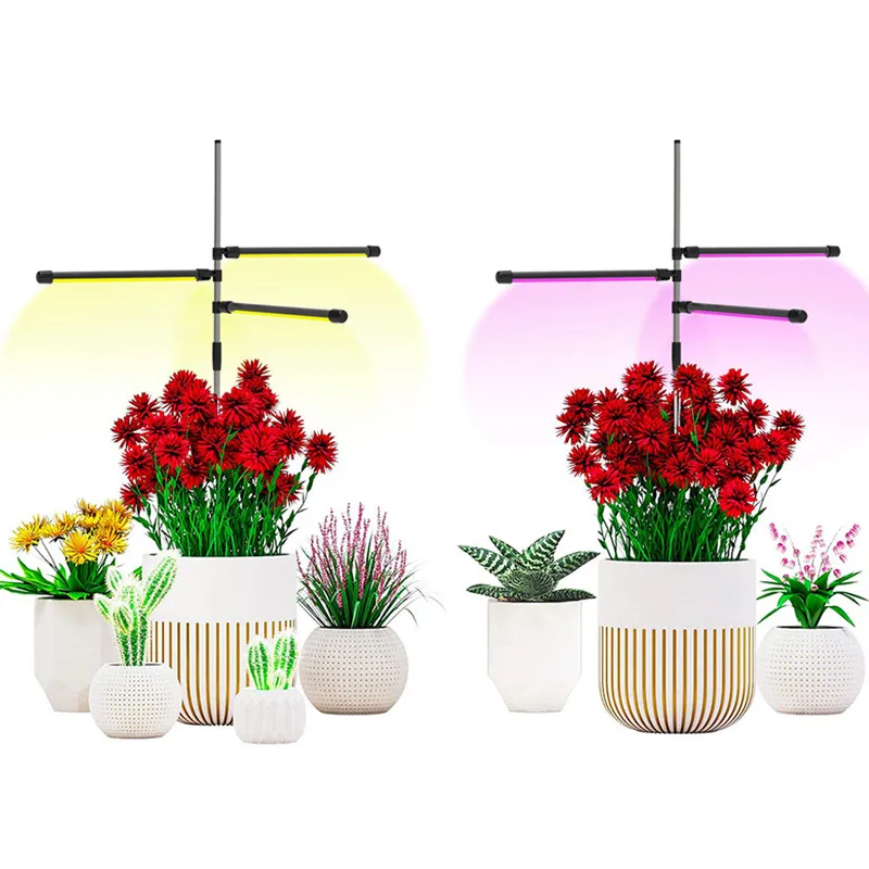 

LED Grow Light USB Phyto Lamp Full Spectrum Plant Lamp With 3/9/12H Timer Phytolamp For Indoor Plants Seedlings Flower Tent