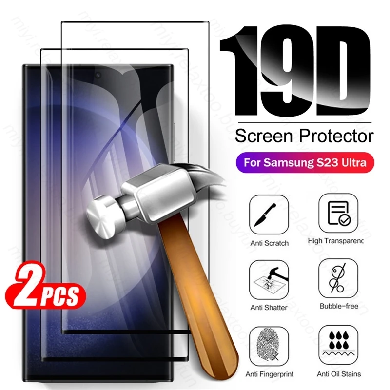

Защитное стекло 9D для Samsung Galaxy S23 Ultra S23 Ultra, 2 шт.