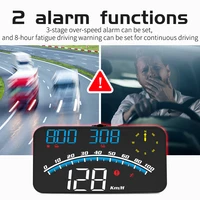 smart car hud head up display clocks gps speedometer alarm mileage statistics latitude and longitude car display car electronics