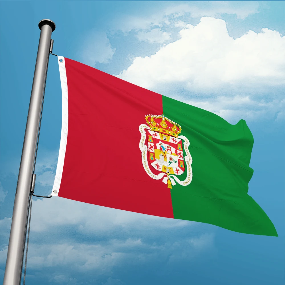 Флаг Испании флаг Гранады 3 фута x 5 футов баннер из полиэстера 90*150 см двойная
