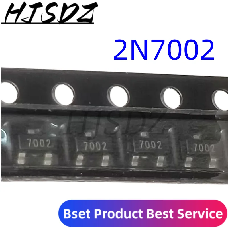 100 unids/lote 2N7002LT 2N7002 7002 n-channel N-CH SOT23 с лучшим качеством.