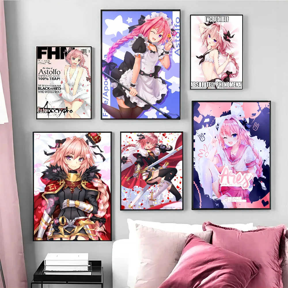 Fate Apocrypha Astolfo классические винтажные постеры HD качество настенное искусство