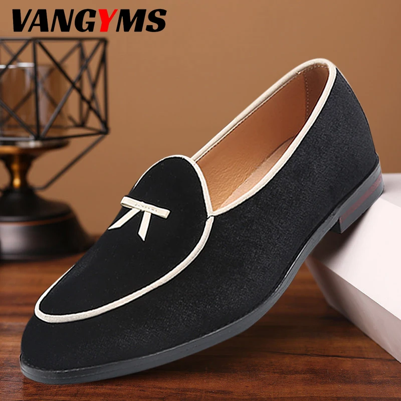 

Men's Casual Leather Shoes Velvet Loafers Fashion Brand Shoes New Men's Slip-on Oxford Shoes Chaussure Homme Luxe Marque