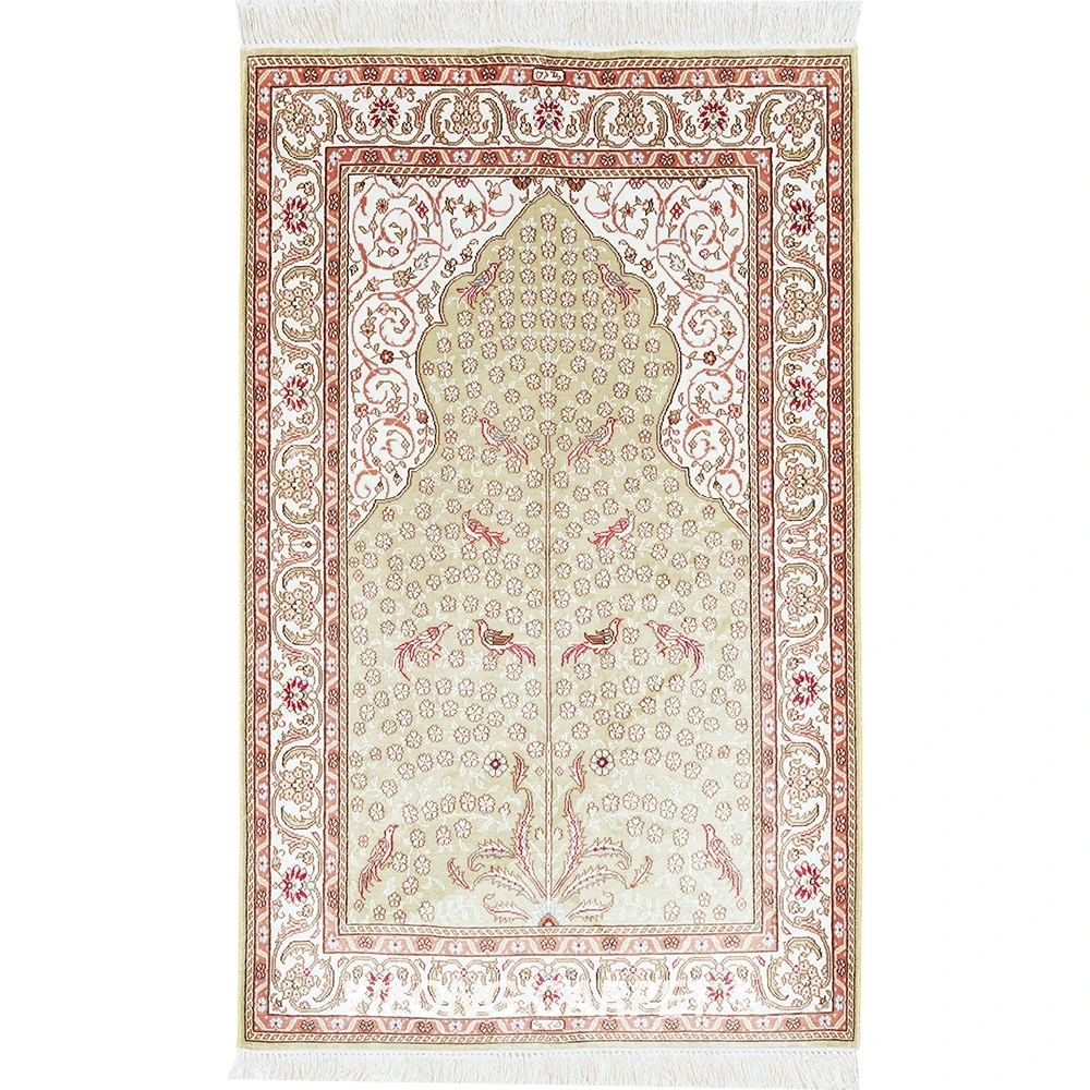 

2,75 дюйма x 4 дюйма искусственный Шелковый турецкий коврик ручной работы (HF018A)