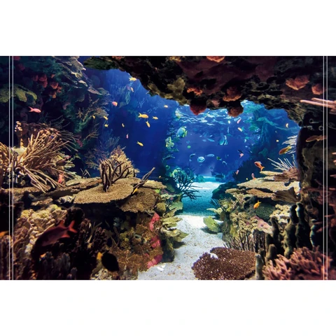 Летний тропический океан подземный мир коралловые рыбы Живописный фон для фотосъемки аквариум фон для фотостудии Potocall