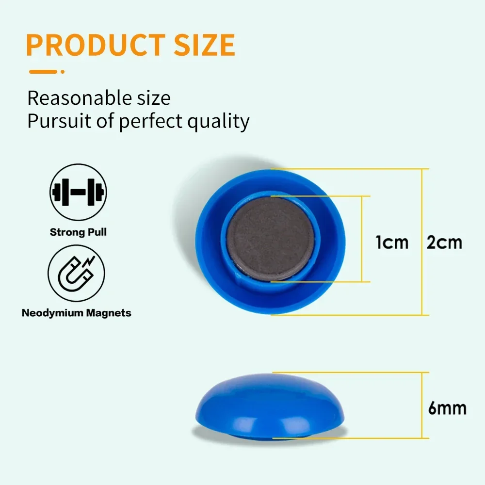 Магнитная бусина D20 магнитная булавка для холодильника красочная фотография