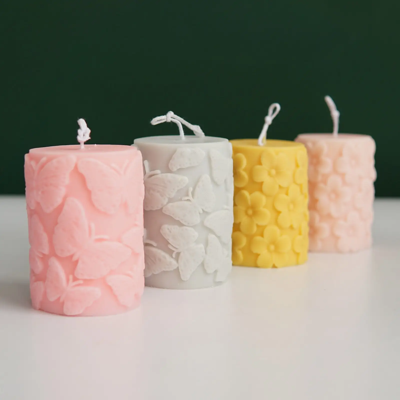 

Cylinder Silicone Mold DIY Epoxy Resin Candle Mould Aromatherapy Candle Wax Molds Clay Plaster Craft Casting Mould Home