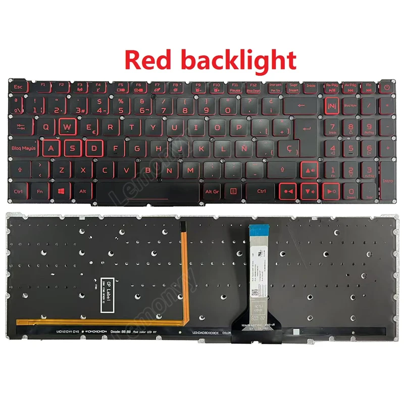 Новая клавиатура для ноутбука Acer Nitro 5 AN515-56 AN515-57 AN515-58 AN515-45 Helios 300 PH315-54 N22C1 N20C1