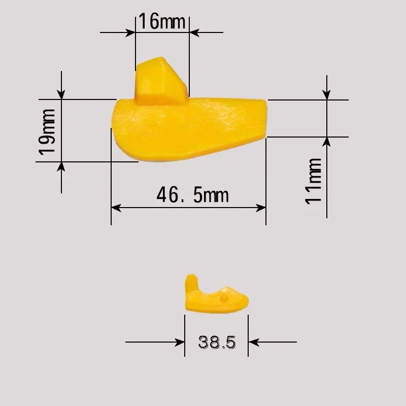 Grilling Machine Bird Head Protection Pad Tire Disassembly Sheath Accessories Plastic Slider Gasket