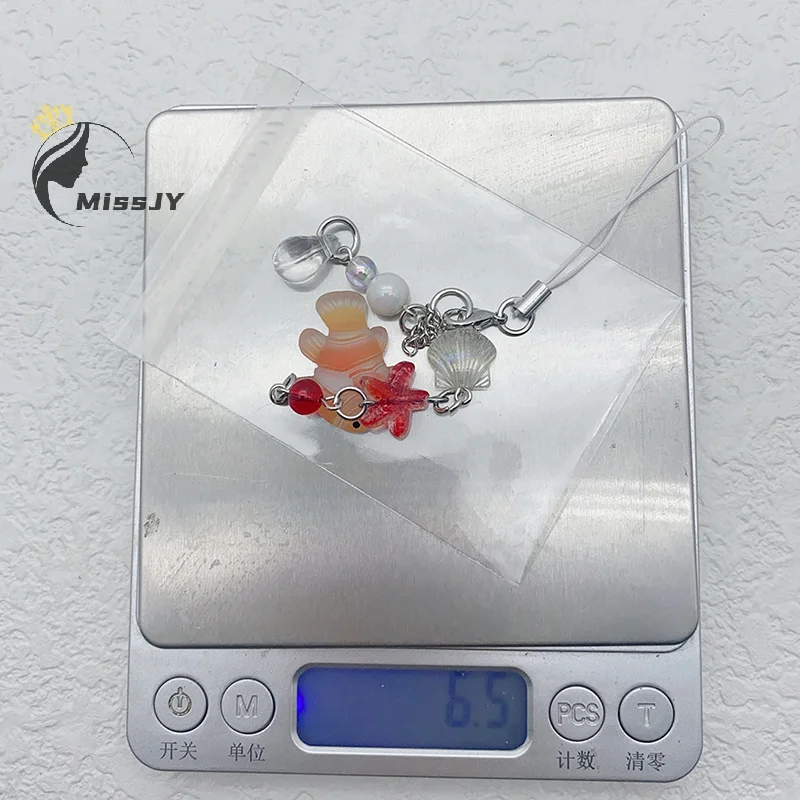 Подвеска для телефона в виде рыбьей морской звезды ракушки мультяшный брелок