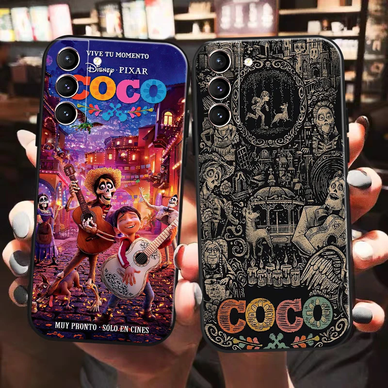 

Disney Coco Miguel Riveras For Samsung Galaxy S22 Ultra S21 S20 FE Plus Ultra 5G S10 Lite S10E Plus 5G Phone Case Coque Carcasa