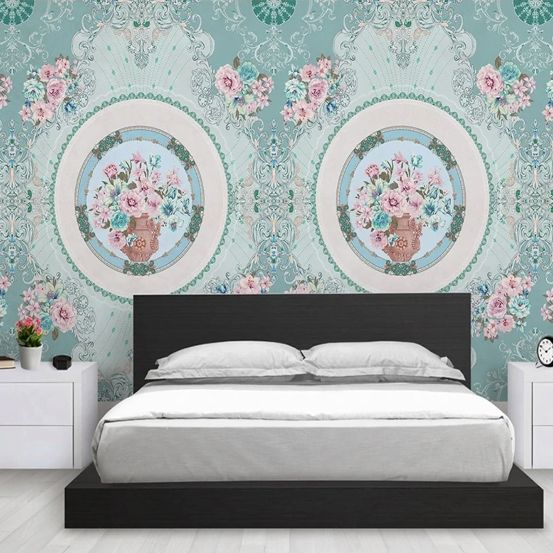 

Custom 3D Floral Wallpaper Hand-painted Roses Wall Mural For Living Room Home Decor Wall Paper Sticker Sofa TV Backdrop Fresco