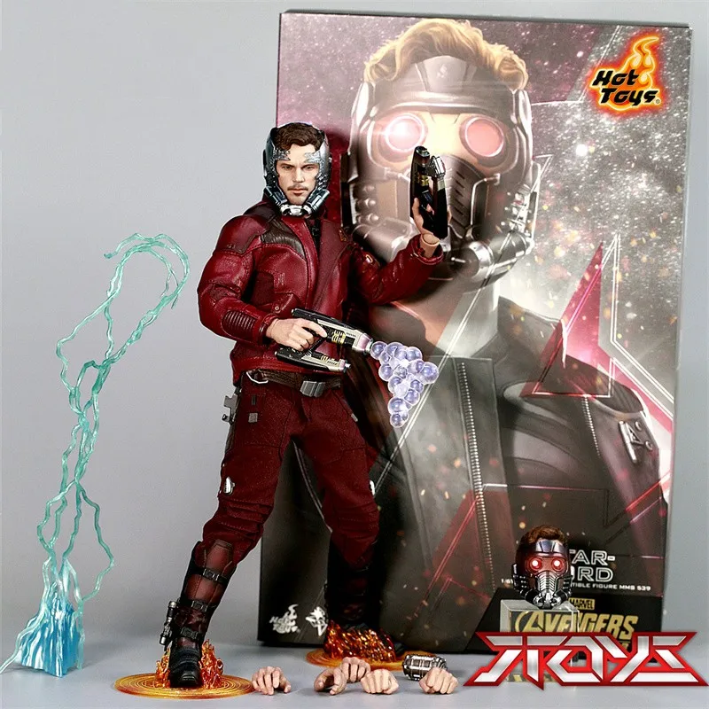 Оригинальные игрушки Hottoys Ht Mms539 Звездный лорд Питер Квилл Мстители война