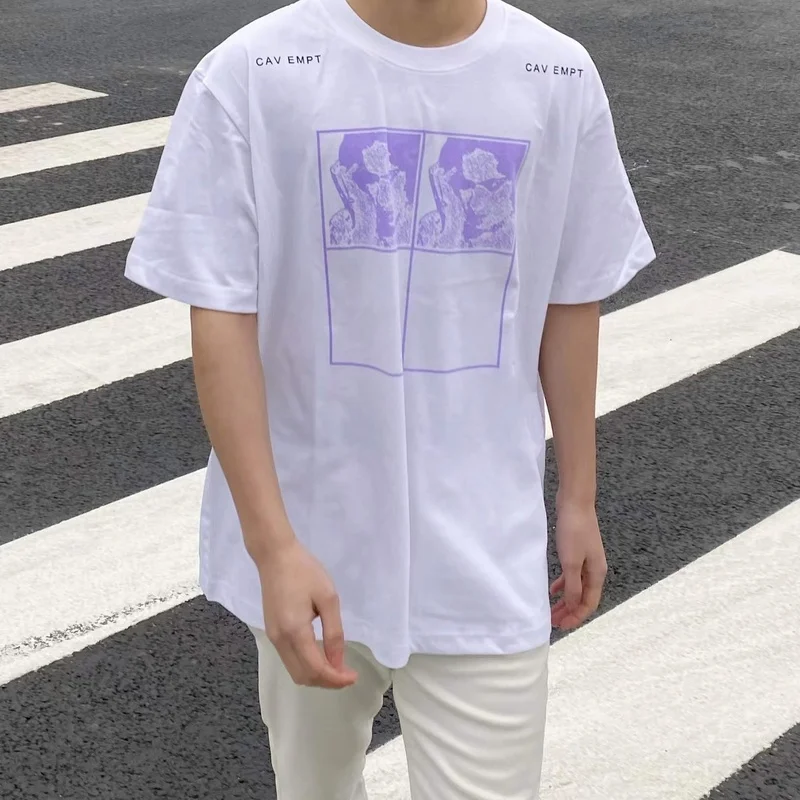 

2022ss Cav Empt модная футболка для мужчин 1:1 высокое качество CAVEMPT C.E Женская Винтажная Футболка Летние Стильные топы мужская одежда