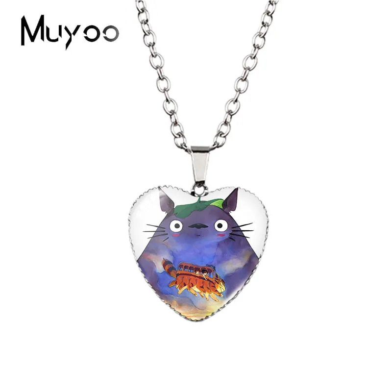 Новое поступление 2022 ожерелье с изображением мультяшного Тоторо кошки автобуса