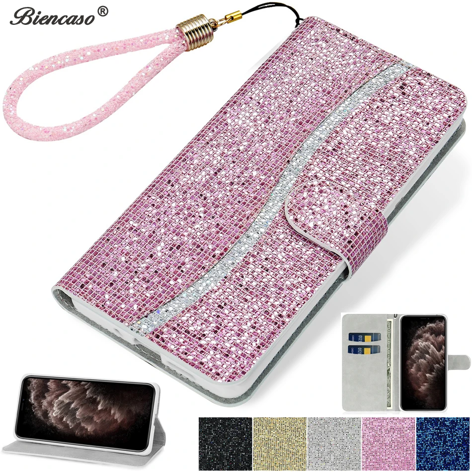 

Diamond Bling Flip Case For Redmi Note 11 11S 10 10S 10T 9 9S 9T 8 7 Pro 10C 8A 7A 6 6A Xiaomi POCO M3 Pro M4 Pro Wallet Cover